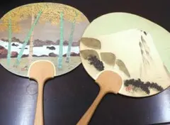 京都 アンティーク 団扇 醤油醸造 広告 うちわ ヴィンテージ 