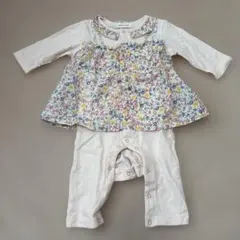 Sense of Wonder 花柄ロンパース 70cm