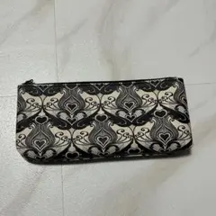 ANNA SUI モノクロ パターン ポーチ
