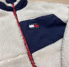 超美品！トミージーンズ【TOMMY JEANS】リバーシブルボアジャケット