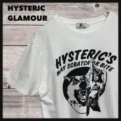 y58【人気】ヒステリックグラマー ヒスガール ビッグプリント ロゴ Tシャツ