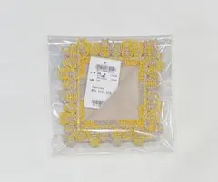 近沢レース　タオルハンカチ　猫に小判　グレー
