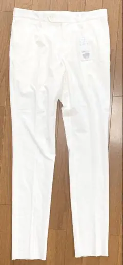 新品 HONMA ホンマゴルフメンズ ワンタックストレートパンツ ホワイト 82