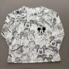 美品　ベビー 韓国子供服 ディズニー ミッキーマウス 長袖Tシャツ 90cm