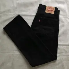 Levi’s 505 ブラックデニム W30 L30古着