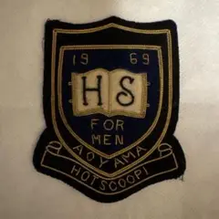 レア物1969年製 HS FOR MEN エンブレムパッチビンテージ品