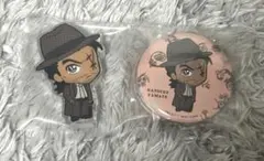 名探偵コナン　隻眼の残像　セガラッキーくじ　大和敢助　アクリルブロック　缶バッジ