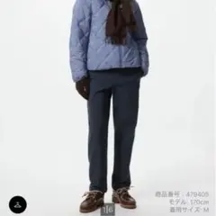 UNIQLOレディースウォームストレッチパンツxs ネイビー