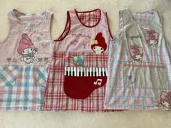 マイメロディ 保育士エプロン 3点セット