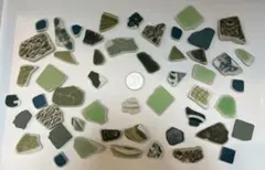 シータイル　シー陶器セット緑系