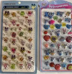 ☆たまごっち エンジェルブルー　立体シール　2セット