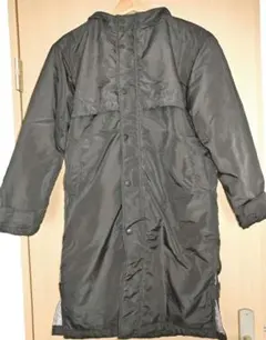 黒のベンチコート フード付き150センチ