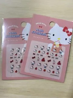 ダイソー サンリオネイルシール キティちゃん2点セット