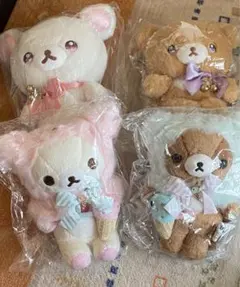 コリラックマ チャイロイコグマ ぬいぐるみ コリこぐ ハッピーアイスクリーム