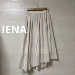 IENA★ル・ドーム アシンメトリーフレアスカート 上質素材 日本製 エレガンス