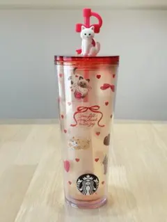 スターバックス　バレンタイン2026 コールドカップタンブラーキャット