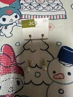 【未使用品】 ゴールド パール イヤリング