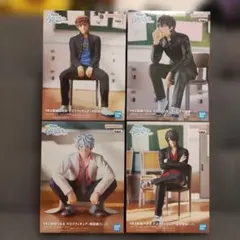 3年Z組銀八先生　デスクフィギュア　4種セット　銀魂　銀八　土方　沖田　高杉