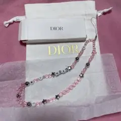 新品　Dior ビーズ ストラップ 　ノベルティ