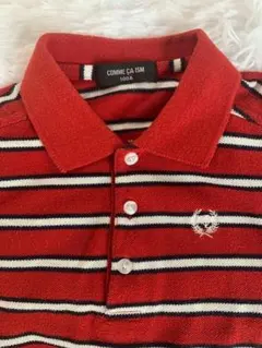 COMME CA ISM ポロシャツ 赤　キッズ　100cm 半袖　夏服