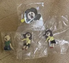 パンパンくんの日常前髪クリップ、キーホルダー