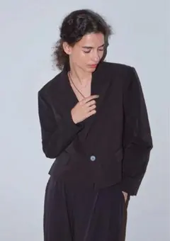 AMATERAS oriental satin jacket 墨(black) - メルカリ