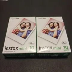 Fujifilm instax mini インスタントフィルム １０枚 2パック