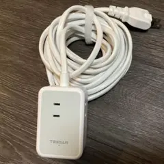 【５mロング】TESSAN USB付き電源タップ