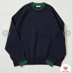 FREAK'S STORE 限定展開　接結 配色 カラー ニット プルオーバー