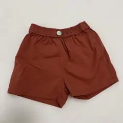 ハーフパンツ　80 赤