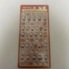 サンリオ　ボンボンドロップシールミニ　ハローキティ　赤
