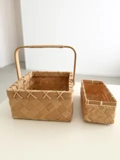 バスケット 2点セット(難あり)