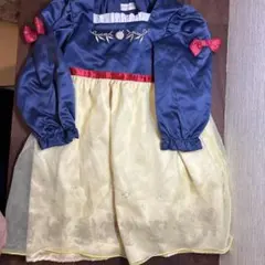 【新品未使用】白雪姫　ワンピース 100cm ネイビー/イエロー　プリンセス