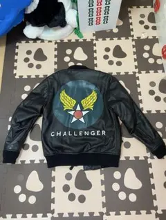 CHALLENGER MA-1 レザージャケット XL CHALLENGER 