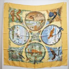 HERMES カレ90 Les Quatre Saisons 四季 スカーフ美品のサムネイル