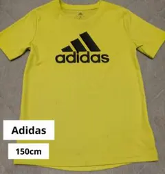 アディダス キッズ 150 Tシャツ 半袖 イエロー 蛍光黄色 練習着のサムネイル
