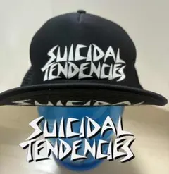 ハードコアパンクバンドSUICIDALTENDENCIESメッシュキャップ赤 - メルカリ