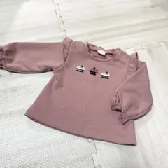 【くまきち様専用】アカチャンホンポ 肩フリルトレーナー 70