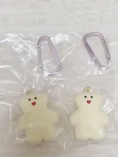 【完全未開封】【新品】mojojojoフィギュアマスコットホワイト2体