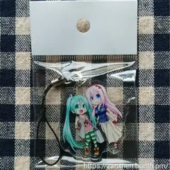 ボカロ 初音ミク&巡音ルカ アクリルストラップ【きめらぶーす。】B