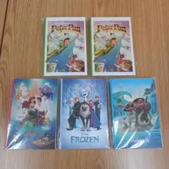 Happyくじ Disney Wishing Stars ポストカード 4種5点