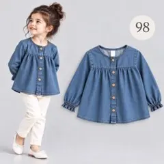 H&M デニムブラウス 98cm