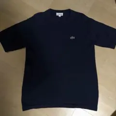 LACOSTE ネイビー ￼クラシックフィット サマーニットM 半袖のサムネイル