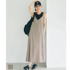 coca チェック キャミワンピース