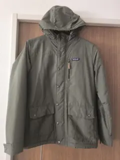 patagonia フード付きジャケット カーキ キッズＸＸＬ レディースＬ