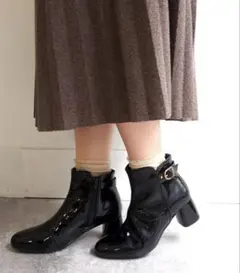 【美品】レインショートブーツ　防水のサムネイル
