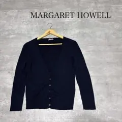 良品 MARGARET HOWELL 長袖 コットン & リネン カーディガンのサムネイル
