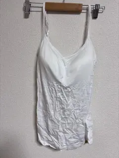 ブラトップ　キャミソール　パット付き　白・黒・グレー3点セット