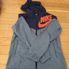 Nike ルーズフィットジャケット L グレー/ネイビー