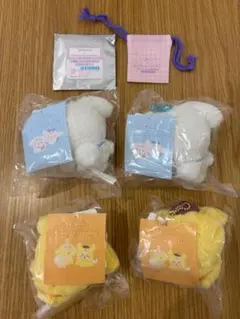 ちいかわ サンリオ マスコットホルダー うさぎ ハチワレ セット